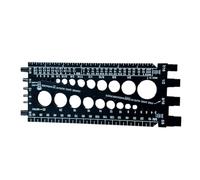 OEBUAFI Écrou Boulon Jauge de Taille, Dispositif Fiable D'Identification | Construction durable, identification rapide des tailles, évite l\'usure, convient aux amateurs, inestimable pour les tâches