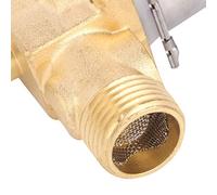 OEBUAFI Électrovanne de Capteur D'urinoir de Salle de Bains, Accessoire D'entretien D'électrovanne en Cuivre 6 V avec 4 Types, pour le Remplacement (Électrovanne d'urinoir en céramique intégrée C)