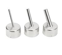 OEBUAFI Embout de Pistolet à Air Chaud, Acier Inoxydable, 3 Tailles | Construction durable, résistance aux températures élevées, stockage facile, compatibilité universelle