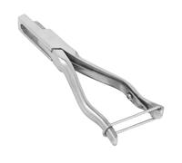 OEBUAFI Encoche D'oreille en Forme de U Pince D'étiquette D'oreille de Bétail en Forme de U Outil D'identification D'animal en Acier Inoxydable avec Poignée Ergonomique pour la Gestion