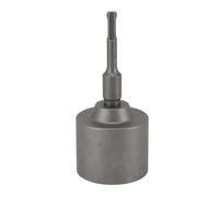 OEBUAFI Enfonceuse de Piquets de Terre, en Acier forgé Résistant aux Chocs, pour Piquets D'armature et Perceuse à Percussion SDS Plus, Usage Commercial et industriel. (65mm)