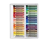 OEBUAFI Ensemble de 36 Pastels à L'huile Vibrants, Texture Douce, Fournitures D'art Faciles à Colorier pour Enfants, Croquis à L'école à Domicile, Idéal pour Diverses Utilisations