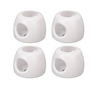 OEBUAFI Ensemble de 4 Boutons de Porte à L'épreuve des Enfants, Couvercle de sécurité pour Poignée à Bille, Protection des Enfants des Espaces Dangereux, Installation Facile, Opération Simple