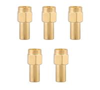 OEBUAFI Ensemble de 5 Terminaisons Coaxiales RF Mâles SMA de Haute qualité, 50 Ohm, 2W, pour Instruments, Système de Communication sans Fil