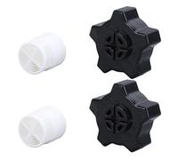 OEBUAFI Ensemble de Bouchon de Vidange de Remplacement à Filetage Femelle de 40 Mm pour Cylindre de Sable de Filtre SX180LA Pro avec écran de Joint de Filtre à Sable ABS, Utilisation