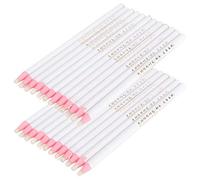 OEBUAFI Ensemble de Crayons Marqueurs de Couture écologiques de 24 Pièces pour les Créateurs, Bambou Non Toxique et Sûr, Lignes Claires pour le Tissu
