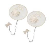 OEBUAFI Ensemble de Marque-pages Vintage en Forme de Feuille de Métal, Marque-pages Creux 2 Pièces 4,6 X 4,6 Cm avec Pendentif, Marqueur de Lecture Fin et Léger pour Lecteurs, écrivains, étudiants,