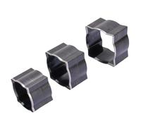 OEBUAFI Ensemble de Poinçons, Outil de Poinçonnage Creux en Acier à Haute | Construction en Acier à Haute Teneur en Carbone, Matrices Carrées de 1,2 à 1,6 Pouces pour Bracelets de Montre, Ceintures,
