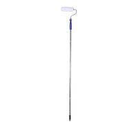 OEBUAFI Ensemble de Poteaux D'extension de Rouleau de Peinture de 4 Pouces avec Pinceaux Multi-angles pour une Peinture Facile à Domicile et Professionnelle