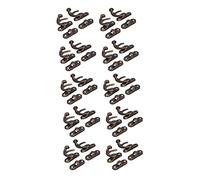 OEBUAFI Ensemble de Serrures en Corne en Alliage D'aluminium Antique pour Boîtes à Bijoux, Loquet à Bras Pivotant au Design Rétro pour Boîtes Cadeaux, 20 Ensembles pour Matériel de Bagages