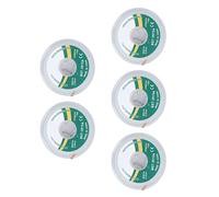 OEBUAFI Ensemble de Tresses de Mèche à Souder en Alliage de Cuivre, 5 Pièces pour un Dessoudage Efficace dans L'électronique de Bricolage