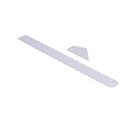 OEBUAFI Ensemble D'outils de Mesure de Guitare en Aluminium de Haute qualité, Idéal pour Garantir la Rectitude des Cordes avec les Guitares Basses Acoustiques électriques (SILVER)