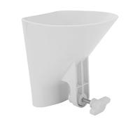 OEBUAFI Entonnoir à Farine pour Batteur sur Socle Cuisinart, Large (1PC) | Pince Réglable Adaptée aux Bols de 3,5 à 7 Qt, PP Alimentaire Résistant à 212 °F, Compatible Lave Vaisselle, Verrou Anti