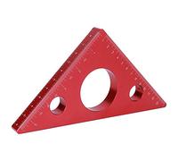 OEBUAFI Équerre à Angle Droit 5 Pouces en Alliage D'aluminium, Outil de | Marquages cm/pouces précis et de haute qualité, adaptés à la menuiserie