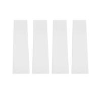OEBUAFI Étagères D'armoire en Acrylique Transparent, Paquet de 4 étagères de Remplacement Transparentes pour Armoires de 13 Pouces avec Un Design Peu Encombrant pour L'organisation de la