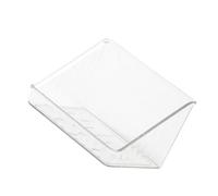 OEBUAFI Étagères Murales en Acrylique, Conception Inclinée Claire pour L'organisation de la Salle de Bain, Gain de Place Durable 11x7.4x6.5cm