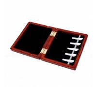 OEBUAFI Étui de Rangement pour Anches de Basson en Bois, Fermoir Magnétique Durable avec Doublure en Velours Doux pour Joueurs de Basson 4,65x3,94x0,94 Pouces