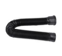 OEBUAFI Extension de Bec Verseur de Gouttière, Rallonge de Drainage Extensible en PE Flexible avec Conception de Bloc D'éclaboussures pour Tuyau Rond de Villa Extérieure (Black)