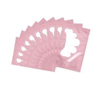 OEBUAFI Extension de Cils Sous les Yeux, 50 Pièces, Patchs Greffés en Forme de Pétale, Tampons D'isolation, Fournitures D'extension de Cils en Tissu Non tissé pour la Coloration des (PINK)