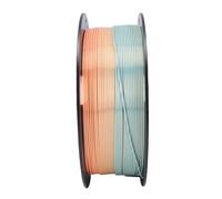 OEBUAFI Filament PLA Multicolore Dégradé 1,75mm Tolérance 0,02mm pour Imprimante 3D Style Soie Transition Douce Odeur Neutre Base Végétale pour Jouets Décorations (Couleur bonbon soyeuse)