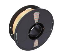 OEBUAFI Filament PLA Multicolore Dégradé 1,75mm Tolérance 0,02mm pour Imprimante 3D Style Soie Transition Douce Odeur Neutre Base Végétale pour Jouets Décorations (Couleur macaron soyeuse)