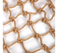 OEBUAFI Filet d'escalade en Corde de Chanvre pour Perroquets, 95x48cm | Jouet pour Oiseaux en Chanvre Naturel, Conception en Grille Robuste pour Grimper et Mordre, adapté aux Accessoires de Cage