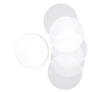 OEBUAFI Film Transparent pour Badge de 37 Mm, 200 Couvercles de | Pour Aimants de Réfrigérateur et Fabrication de Badges, Matériau Premium, Résistant aux Rayures, 12 Mm Plus Long que le