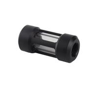 OEBUAFI Filtre de Refroidissement à Eau G1/4, Construction Acrylique en Laiton Robuste, Filtration des Impuretés pour Systèmes D'eau D'ordinateur, Taille 50mm