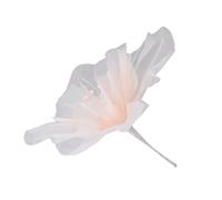 OEBUAFI Fleur de Gaze 19,7 X 11,8 Pouces Fleur Artificielle en Soie Décorative avec des Couleurs Vives Organza Doux Réutilisable pour la Photographie de Mariage Toile de Fond (PINK)