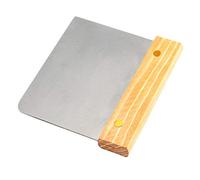 OEBUAFI Grattoir à Pâte de Cuisine en Acier Inoxydable, Tranchante pour la Cuisson des Outils de Pâtisserie pour Couper la Pâte à Pizza, les Légumes et les Herbes 12,5 * 11 * 1,45 Cm Poids Net 124 G