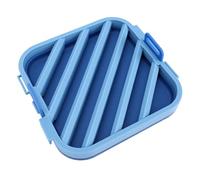 OEBUAFI Grille de Rôtissage en Silicone Surélevée pour Friteuse, Plaque | Silicone Résistant à la Chaleur, Poignées à Double Face, Conception Détachable, adapté aux Friteuses et aux Fours