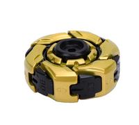 OEBUAFI Gyroscope du Bout des Doigts, Jouet Magnétique en Alliage de Zinc avec Deux Lames Rotatives et Deuxième Anneau Indépendant, pour Adultes, Soulagement du Stress en e