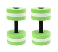 OEBUAFI Haltères Flottants à L'eau, 2 Pièces en Mousse EVA, équipement D'exercice Aquatique pour L'aquagym, avec Conception Légère et Durable pour le Fitness en Piscine et (GREEN)