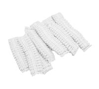 OEBUAFI Housses D'oreillettes Jetables, 100 Pièces, Empêchent la saleté et la Graisse, Adaptées aux Centres D'appels, Diamètre de 4.3 Pouces pour la Plupart des écouteurs (White)