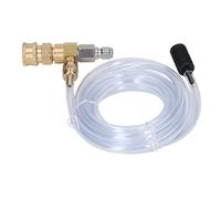 OEBUAFI Injecteur Chimique pour Nettoyeur Haute Pression, en Acier Inoxydable Durable, Réglable pour Le Nettoyage à Haute Pression, Tube de 9,8 Pieds, 1 Ensemble