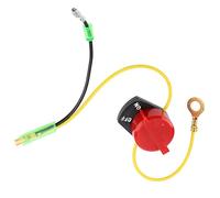 OEBUAFI Interrupteur D'arrêt du Moteur, Bouton de Commutation en Métal de Remplacement pour GX110 GX120 GX160 GX200 GX240 GX270 GX340 GX390 4 Cm de Largeur