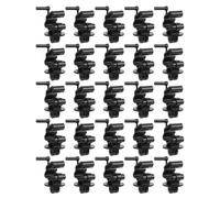 OEBUAFI Isolateurs de Poteau en T pour Clôture électrique, 25 Clips | Construction en Plastique, Compatible avec les Piquets en T de 1,33 et 1,25 Pouce, Installation Rapide par Clip, pour