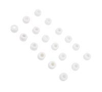 OEBUAFI Joints D'amortisseur de Ventilateur de Plafond en Caoutchouc, Réduction du Bruit pour un Environnement Confortable, Paquet de 10 (Blanc 18 pièces)