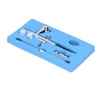OEBUAFI Kit Airbrush G1/8 0.2mm 0.3mm 0.5mm Pistolet à Air Déclencheur avec Système de Verrouillage de Sécurité pour Décoration Intérieure Modélisme (BLACK)