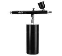 OEBUAFI Kit D'aérographe Portable, Pistolet de Pulvérisation sans Fil Rechargeable pour Peinture du Visage, Tatouages temporaires, Artisanat et Décoration de Gâteaux, 1 unité