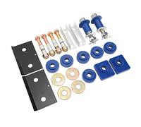 OEBUAFI Kit de Boulons de Montage de Bagues de Pivot de Charnière de Capot 13-04154 13 04154 1304154 Remplace 04164 pour Peterbilt 379 avec Construction en Métal et en Caoutchouc