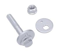 OEBUAFI Kit de Boulons de Réglage de Carrossage Arrière de Remplacement | DG9Z 5K978 A Vis de Réglage du Bras de Commande de Suspension en Acier, Compatible avec MKX MKZ , Métal argenté, Alignement