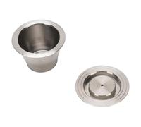 OEBUAFI Kit de Capsules de café Réutilisables en Acier Inoxydable, avec Marteau et Cuillère, pour des Expériences de Brassage Personnalisées pour les Amateurs de café