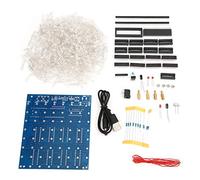 OEBUAFI Kit de Lumière LED 3D Carrée, Conception de Cube Unique pour Cadeaux de Bricolage et Décoration Intérieure, Couleur Rouge Bleu, Taille 8x8x8 (rouge)