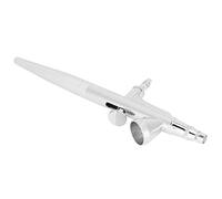 OEBUAFI Kit de Pistolet Aérographe avec Gâchette à Action Unique avec Pot Supérieur en Laiton, Tasse 2CC pour Débutants, Artistes Avancés, Art Céramique, Modèle de Peinture en Aérosol à (laiton)
