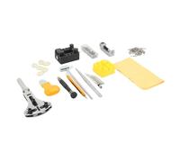 OEBUAFI Kit D'outils de Réparation de Montres, Ensemble Métallique Complet avec étui de Transport, pour Amateurs et Passionnés