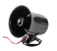 OEBUAFI Klaxon de Sirène électrique, DC 12 V 110 DB, Sirène D'alarme Filaire Forte pour la sécurité et la Protection du Système D'alarme Domestique, Klaxon Sonore avec Support pour