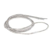 OEBUAFI Lacets de Chaussures en, Lanière Ronde et Résistante et Scintillante pour Décorer Baskets et Vêtements, Ornée de Clous en Verre, Idéale pour un Mariage, une Soirée, une