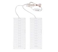 OEBUAFI Lampe de Croissance LED D'intérieur à Spectre Complet, intensité Variable, 8h, 12h, 16h, Synchronisation, USB 5V, pour Serres, Fonction de Cycle de Synchronisation de 24 Heures, Panneau