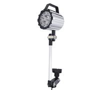 OEBUAFI Lampe de Travail LED étanche Réglable pour Tour CNC 12 W 24 V, Coque en Alliage D'aluminium, Protection IP67, Source de Lumière Blanche pour établi D'atelier